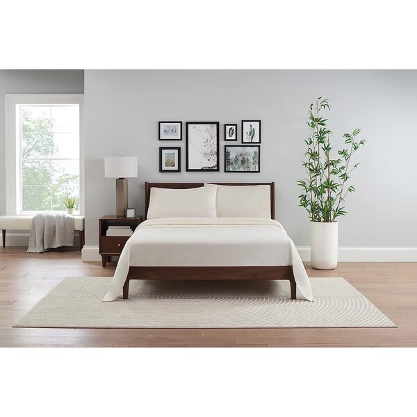 Monarch Brands Aston & Arden Bamboo - Queen, Whisper White P-SS-BBQN-WW - main